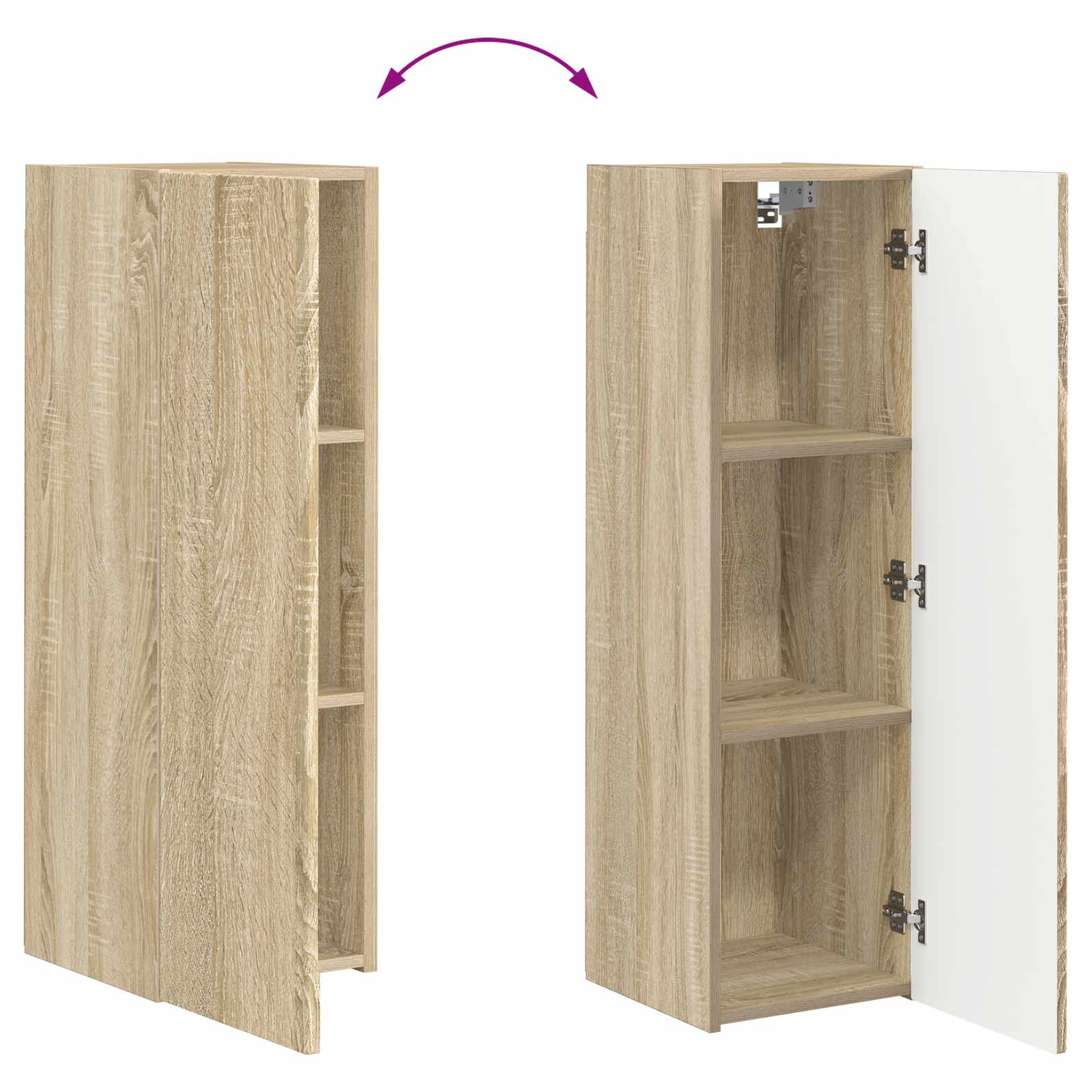 TV omarica 5 pcs Sonoma hrast - slika 13