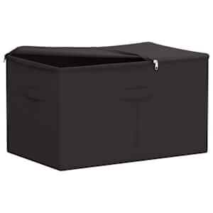 Úložná krabice 2 pcs Antracitová 55 x 35 x 32 cm netkaný textil - obrázek 3