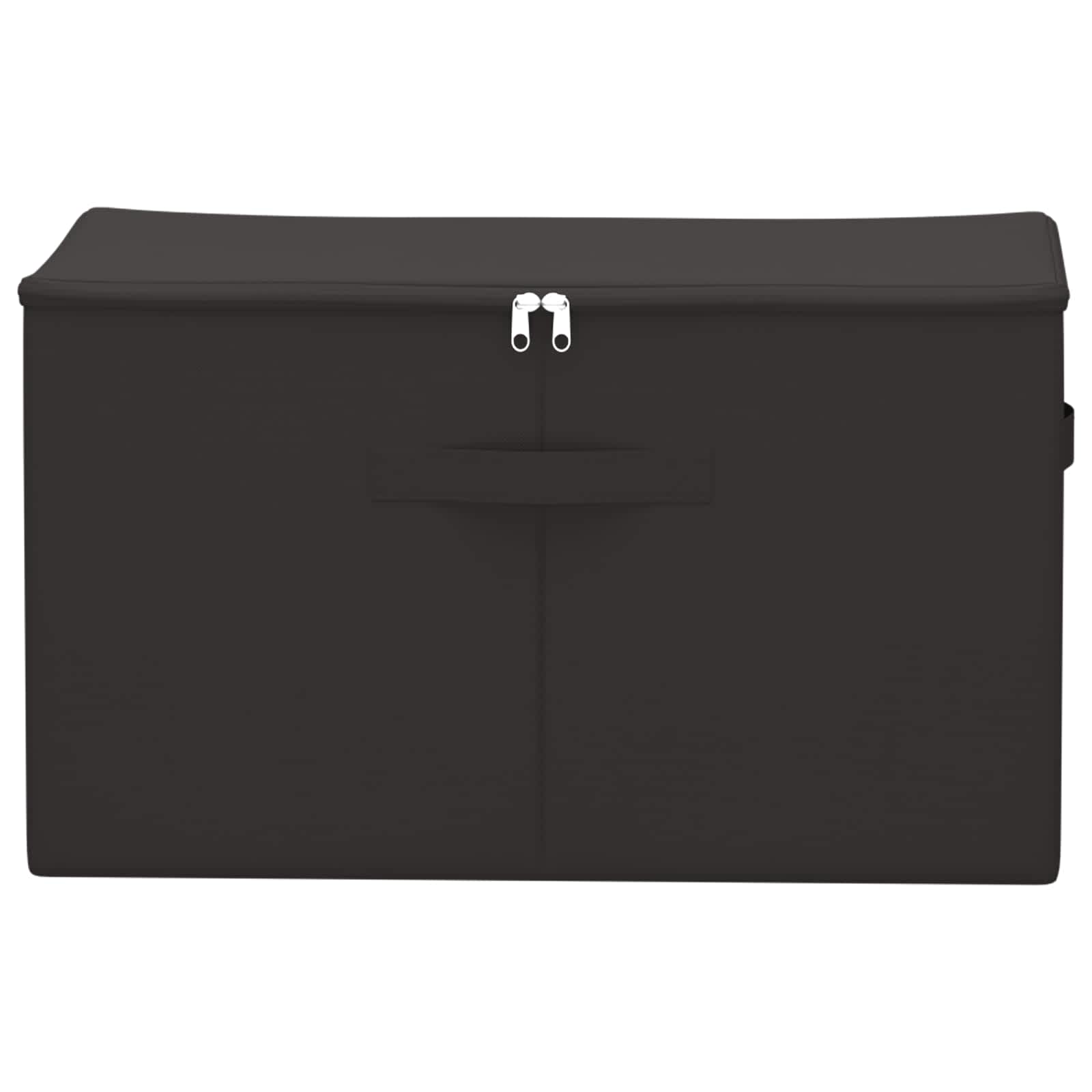 Opbergbox Antracietkleurig 60 x 43 x 35 cm Nonwoven stof image 4