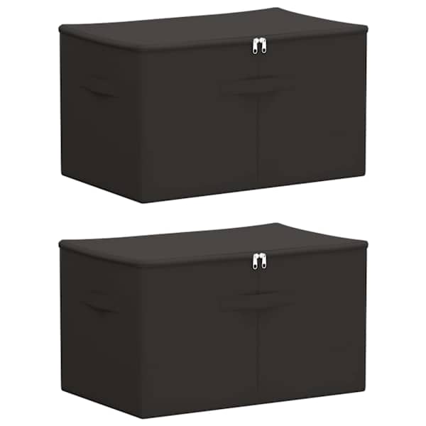 vidaXL Salvestuskarp 2 tk Mittekootud kangas 60 x 43 x 35 cm 90,3 L