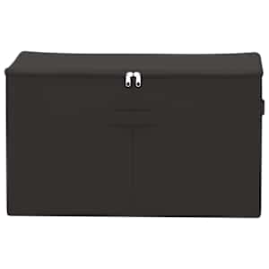 Úložná krabice 2 pcs Antracitová 60 x 43 x 35 cm netkaný textil - obrázek 4
