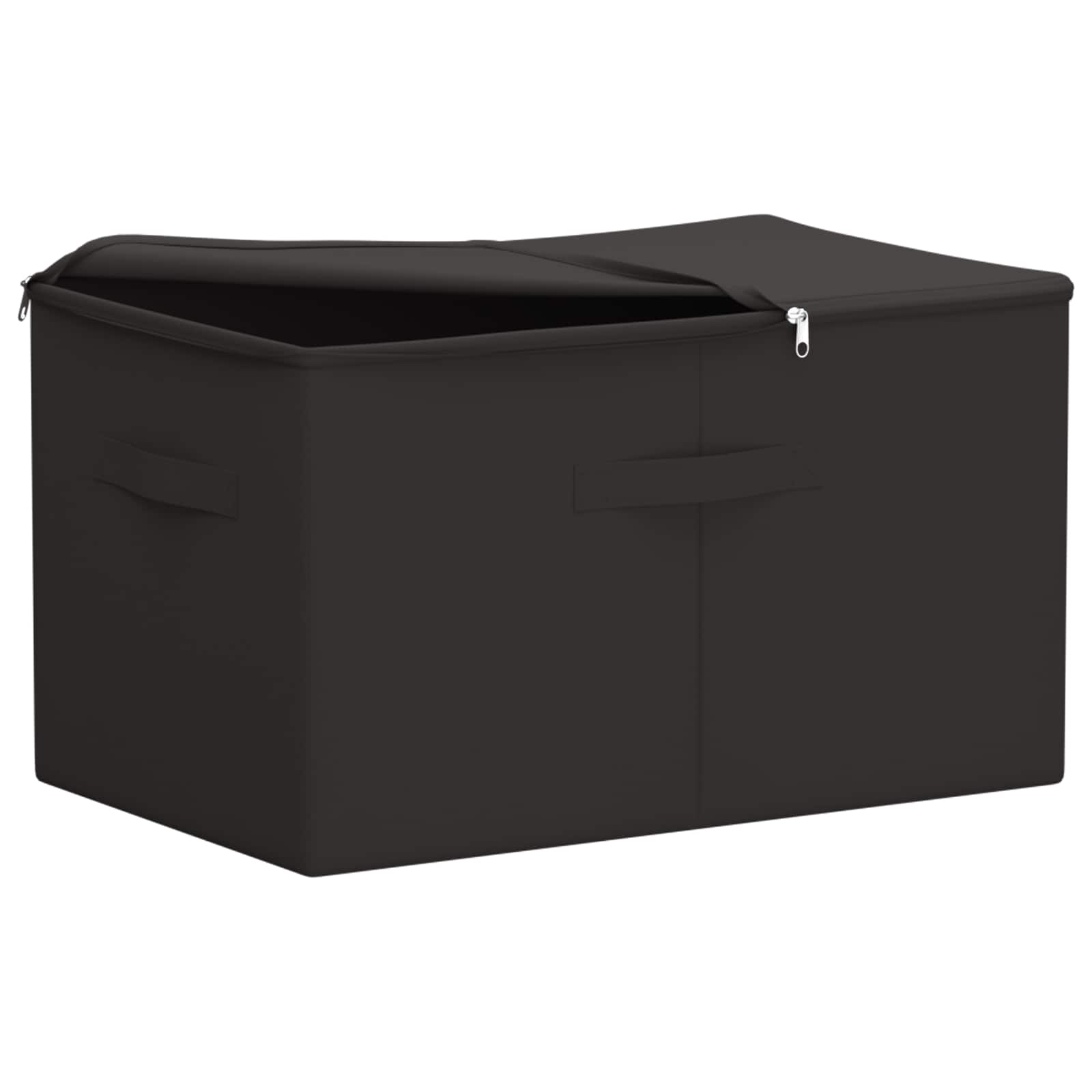 Opbergbox 24 pcs Antracietkleurig 60 x 43 x 35 cm Nonwoven stof image 3