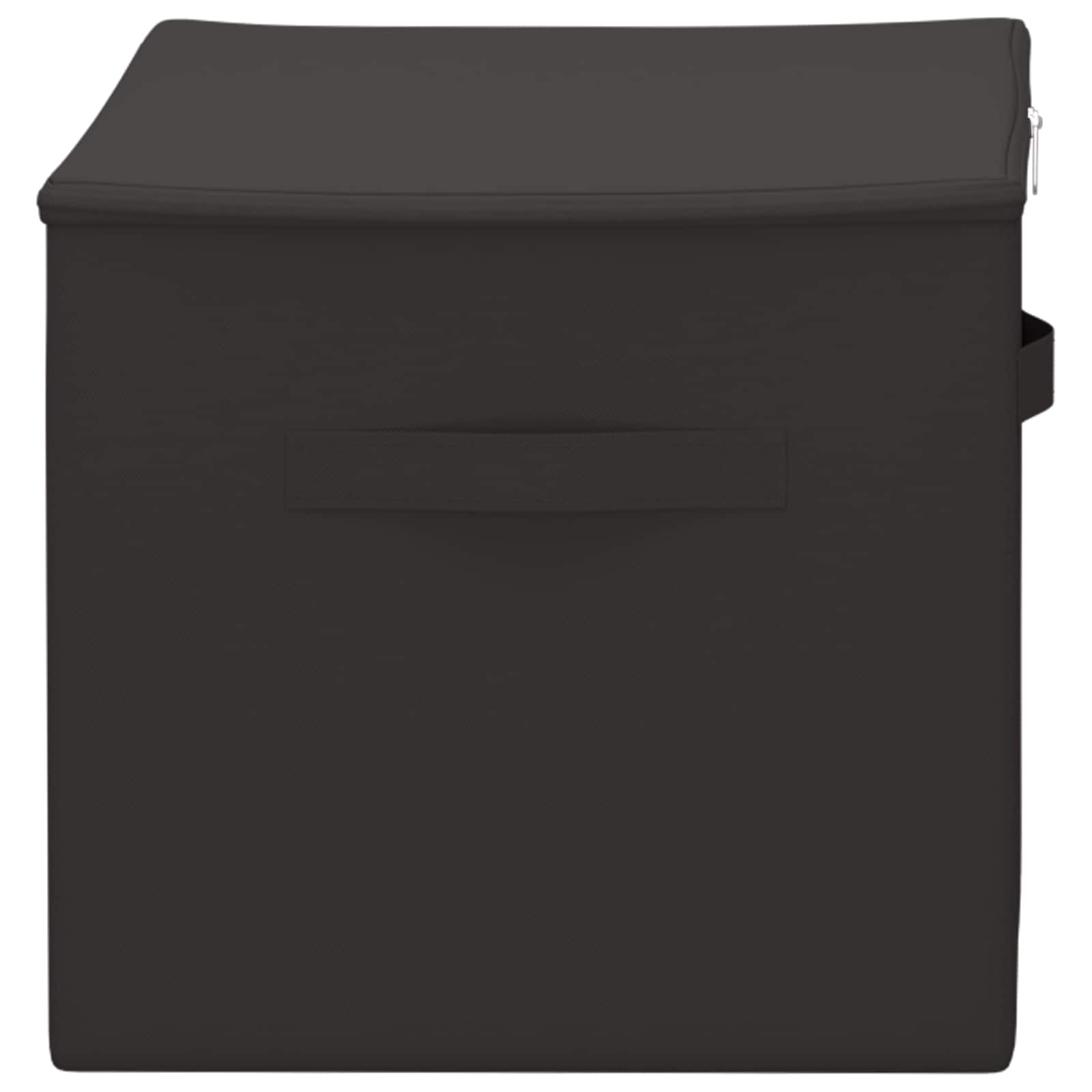 Opbergbox 24 pcs Antracietkleurig 60 x 43 x 35 cm Nonwoven stof image 5