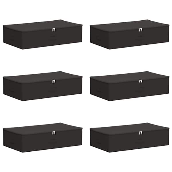 vidaXL Salvestuskarp 6 tk Mittekootud kangas 70 x 40 x 18 cm 50,4 L