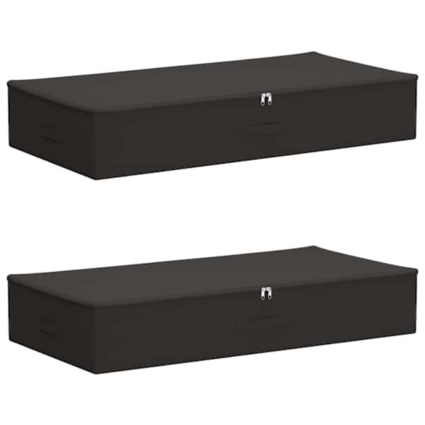 vidaXL Salvestuskarp 2 tk Mittekootud kangas 100 x 50 x 18 cm 90 l