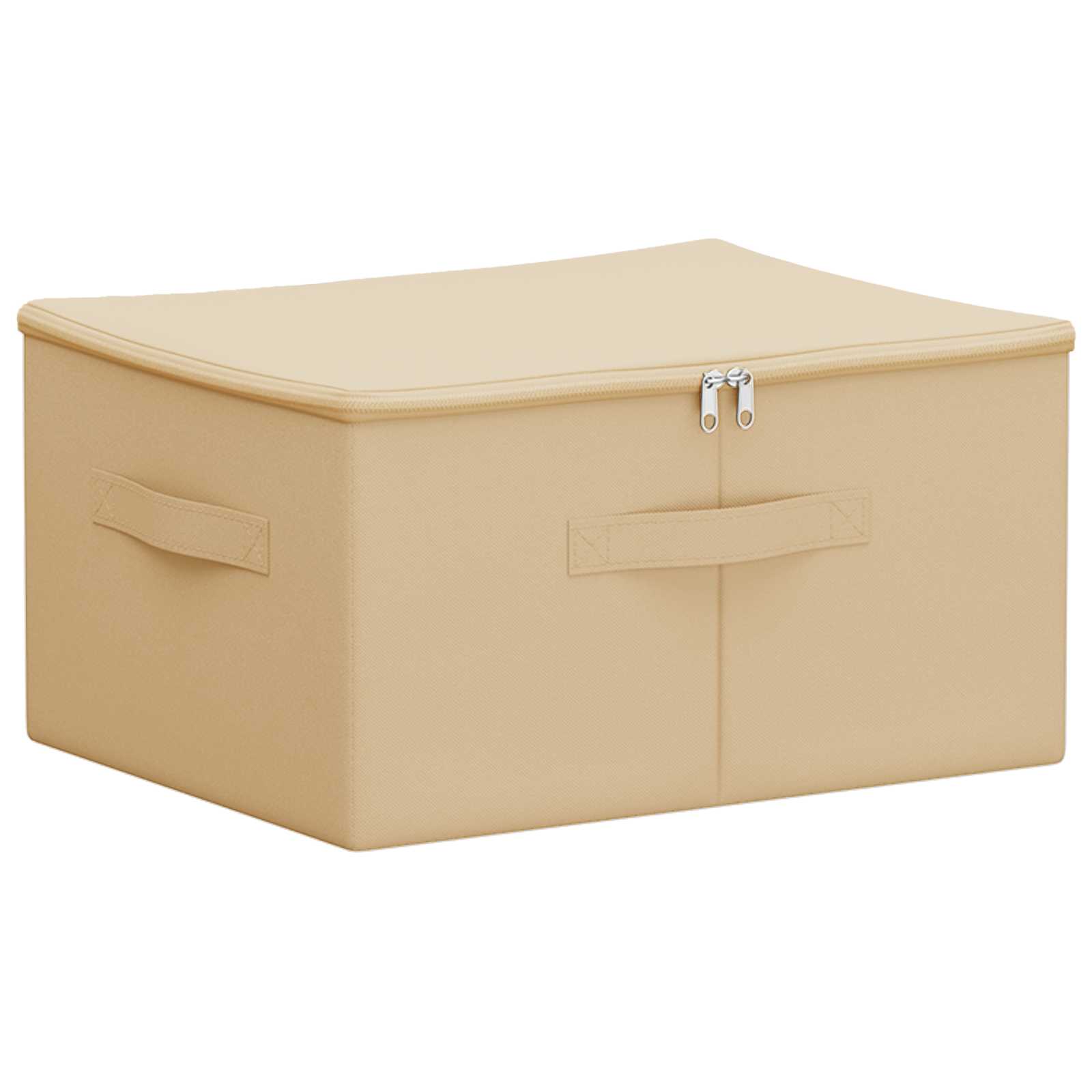 Opbergbox Crèmekleurig 43 x 34 x 23 cm Nonwoven stof image 2
