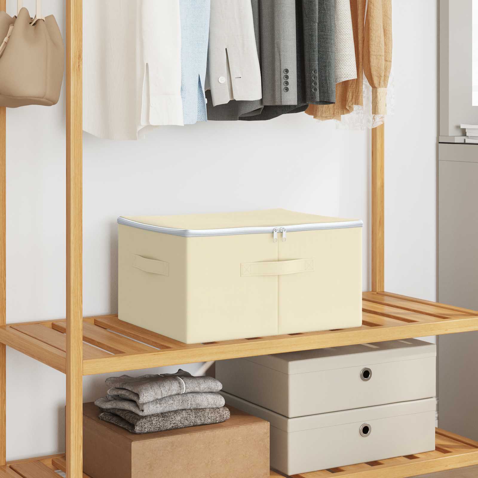 vidaXL Opbevaringskasse 24 stk. Ikke-vævet stof 43 x 34 x 23 cm 33,6 L