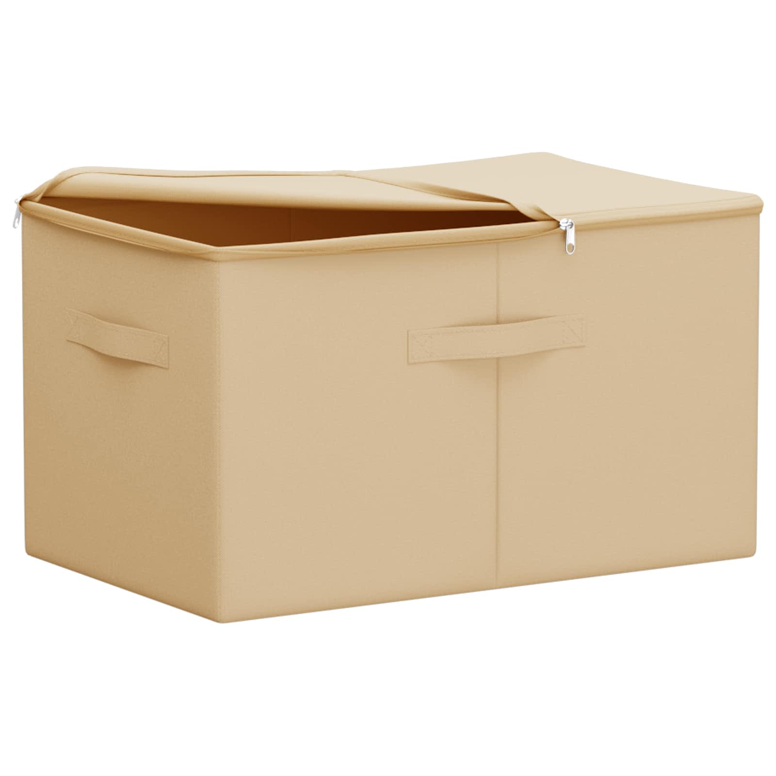 Opbergbox 24 pcs Crèmekleurig 60 x 43 x 35 cm Nonwoven stof image 3