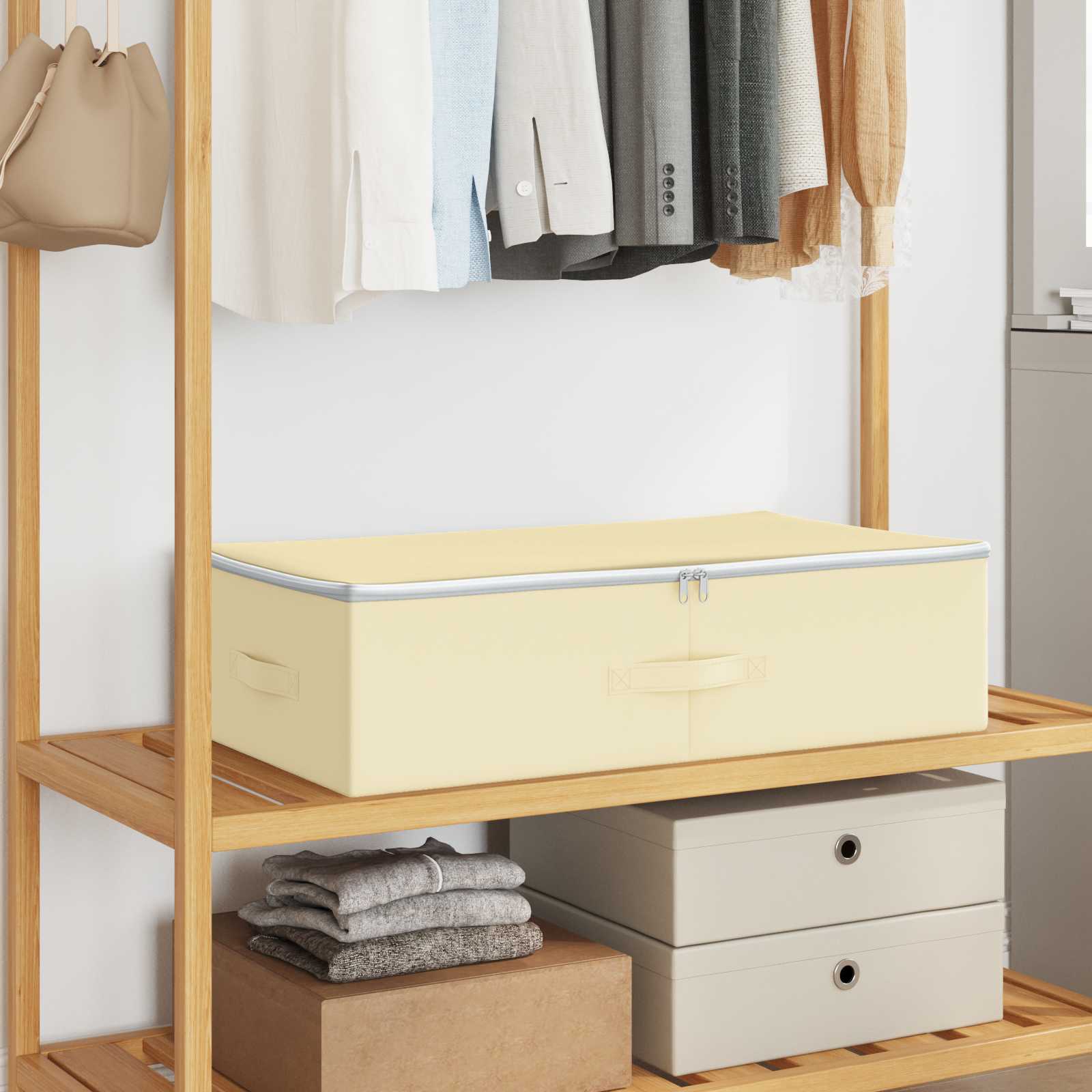 vidaXL Opbevaringskasse 6 stk. Ikke-vævet stof 70 x 40 x 18 cm 50,4 L