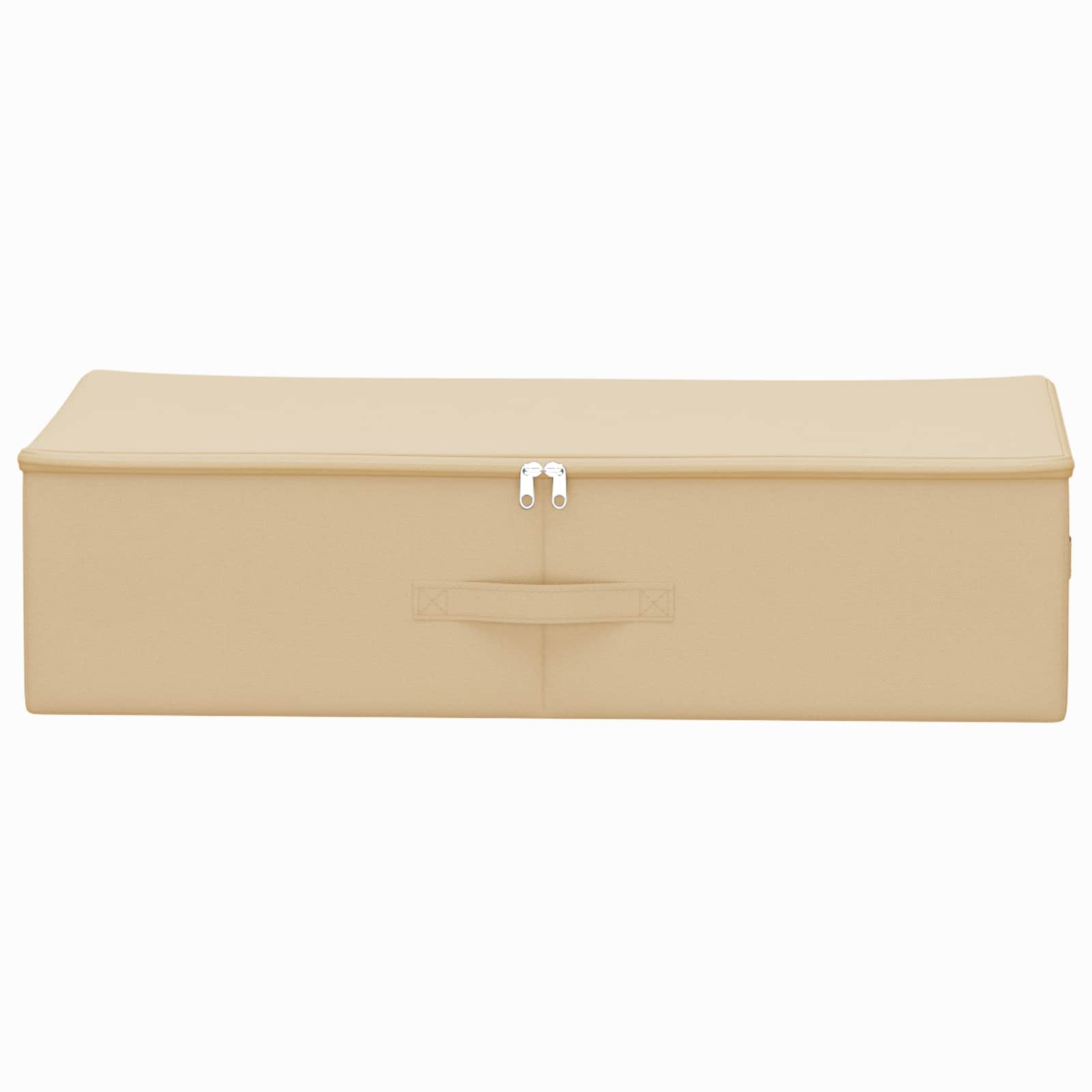 Opbergbox 24 pcs Crèmekleurig 70 x 40 x 18 cm Nonwoven stof image 4