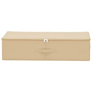 Úložná krabice 24 pcs Krémová 70 x 40 x 18 cm netkaný textil - obrázek 4