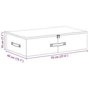 Úložná krabice 24 pcs Krémová 70 x 40 x 18 cm netkaný textil - obrázek 11