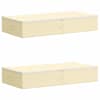 vidaXL Salvestuskarp 2 tk Mittekootud kangas 100 x 50 x 18 cm 90 l