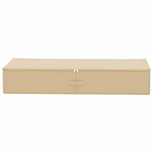 Úložná krabice 2 pcs Krémová 100 x 50 x 18 cm netkaný textil - obrázek 4