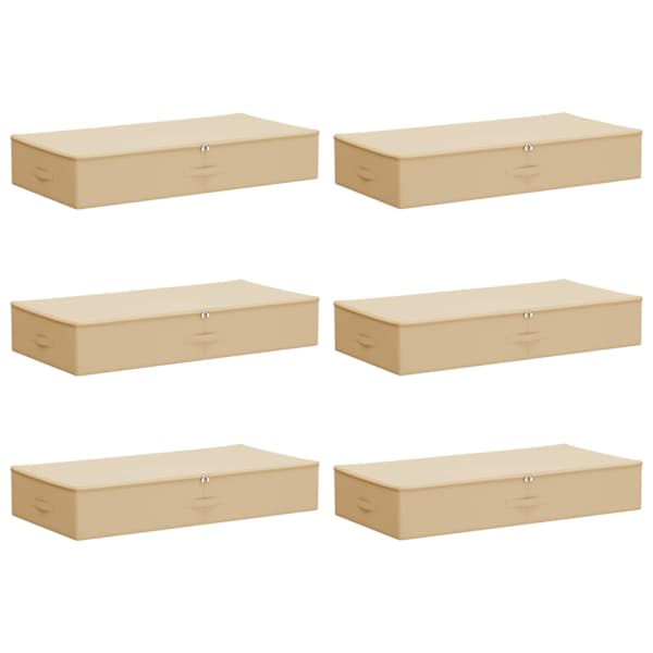 vidaXL Salvestuskarp 6 tk Mittekootud kangas 100 x 50 x 18 cm 90 l