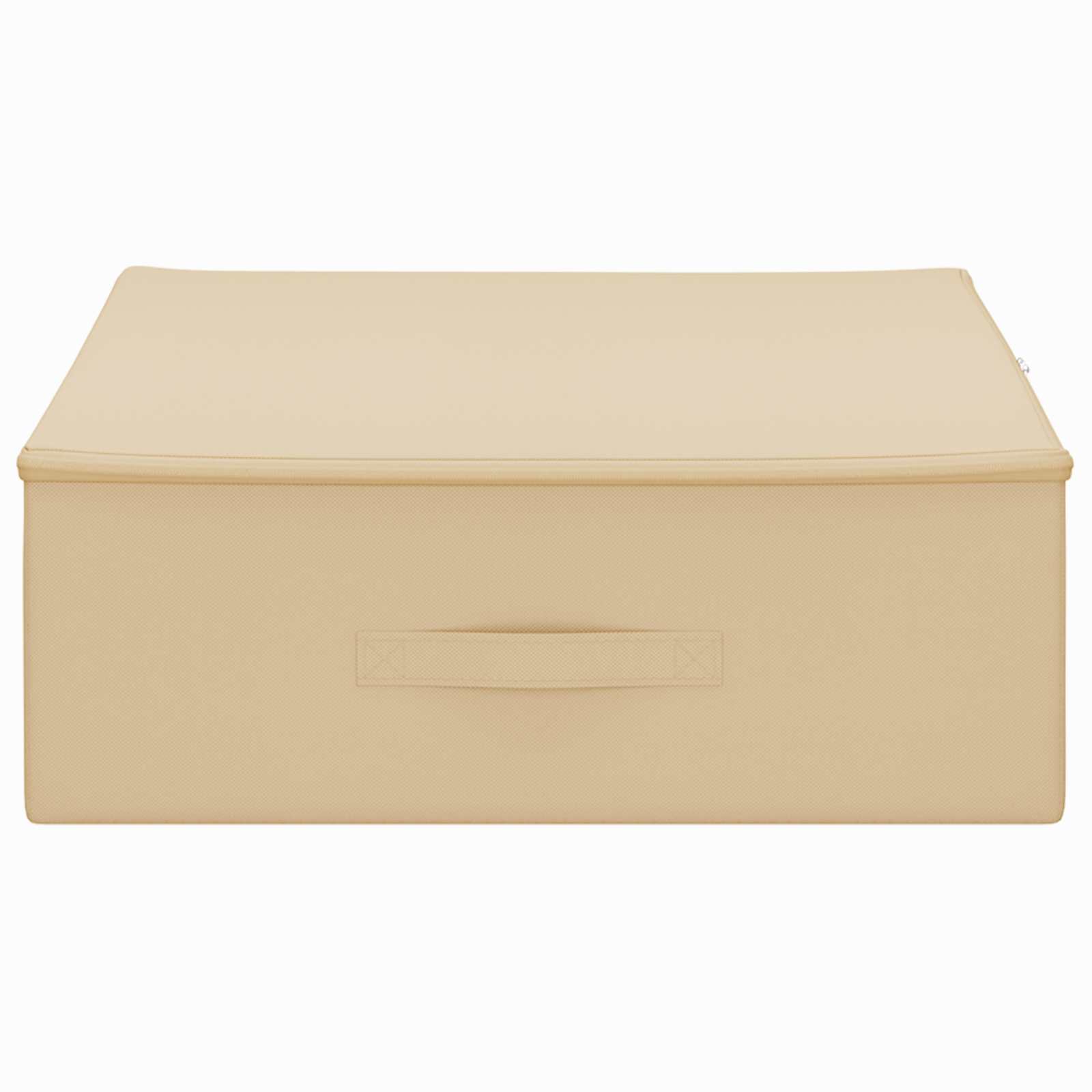 Opbergbox 6 pcs Crèmekleurig 100 x 50 x 18 cm Nonwoven stof image 5