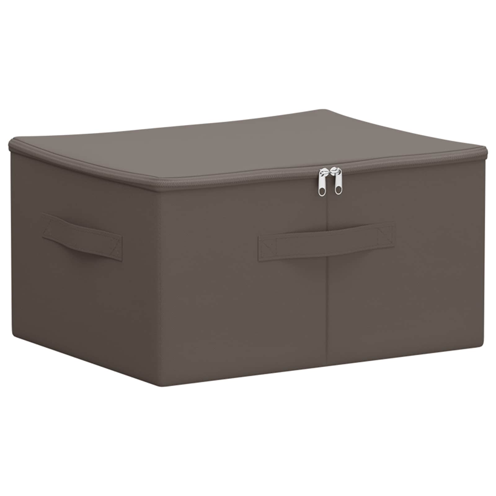 Opbergbox Grijs 43 x 34 x 23 cm Nonwoven stof image 2