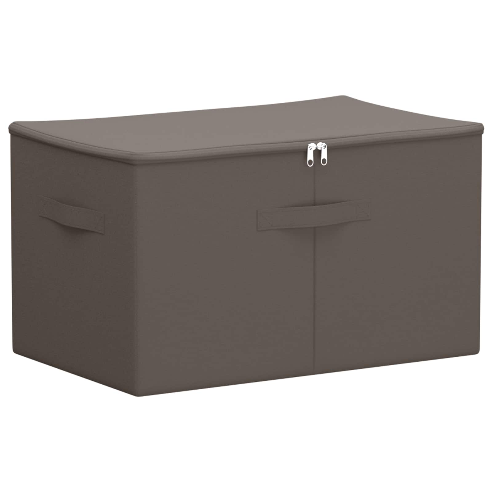 Opbergbox Grijs 60 x 43 x 35 cm Nonwoven stof image 2