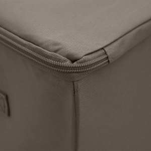 Úložná krabice 2 pcs Šedá 60 x 43 x 35 cm netkaný textil - obrázek 8