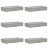 vidaXL Salvestuskarp 6 tk Mittekootud kangas 90 x 48 x 15 cm 64,8 L