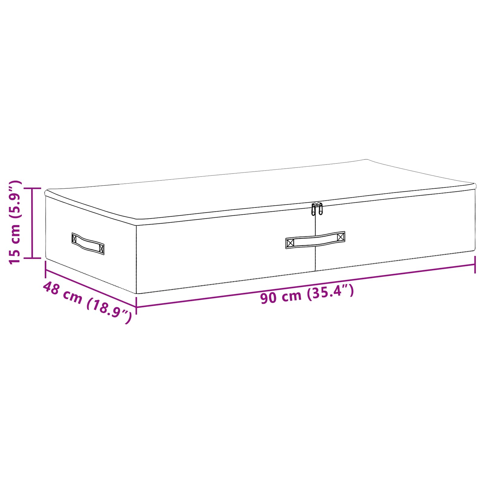 Opbergbox 24 pcs Grijs 90 x 48 x 15 cm Nonwoven stof image 11