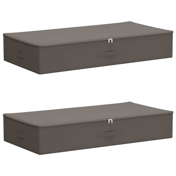 vidaXL Salvestuskarp 2 tk Mittekootud kangas 100 x 50 x 18 cm 90 l