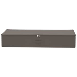 Úložná krabice 2 pcs Šedá 100 x 50 x 18 cm netkaný textil - obrázek 4