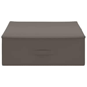Úložná krabice 2 pcs Šedá 100 x 50 x 18 cm netkaný textil - obrázek 5