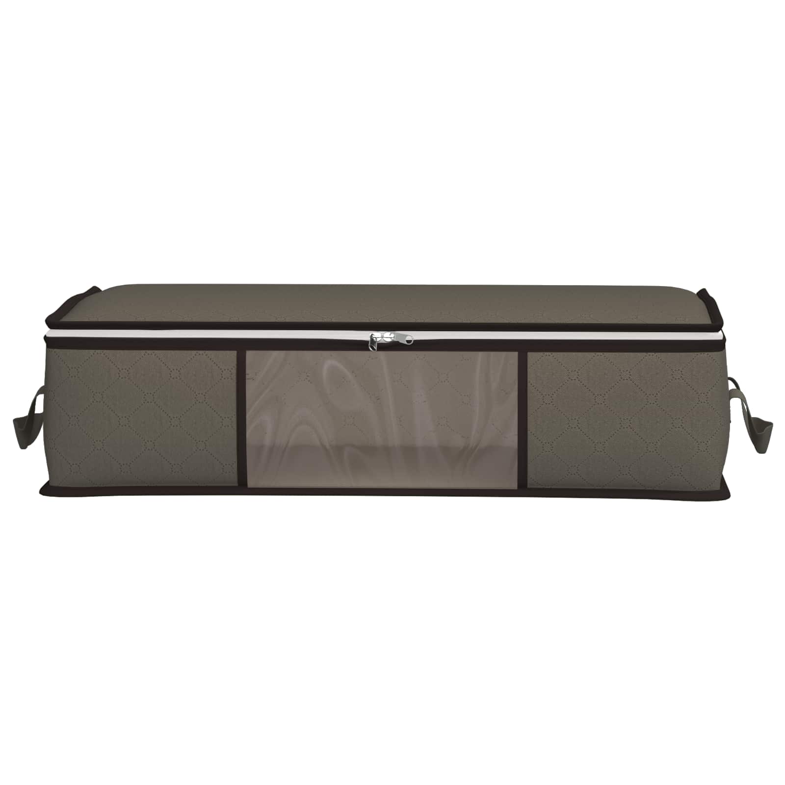 Opbergdoos met Transparante Zijraam 6 pcs Grijs 70 x 40 x 18 cm image 5
