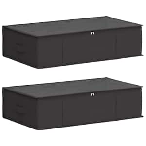 Úložná krabice s průhledným horním oknem 2 pcs Antracitová - obrázek 2