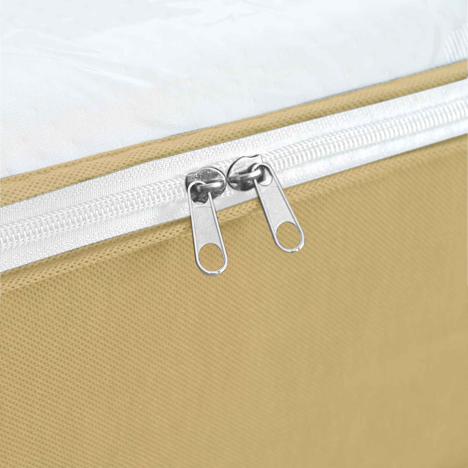 Opbergdoos met transparant bovenraam 6 pcs Crèmekleurig image 9