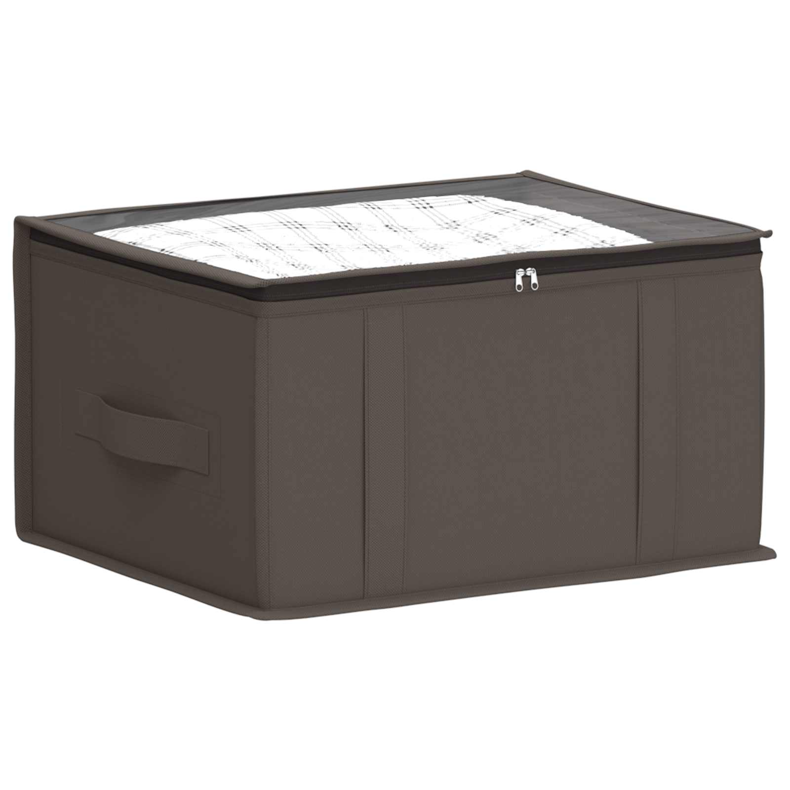 Opbergdoos met transparant bovenraam Grijs 43 x 34 x 23 cm image 3