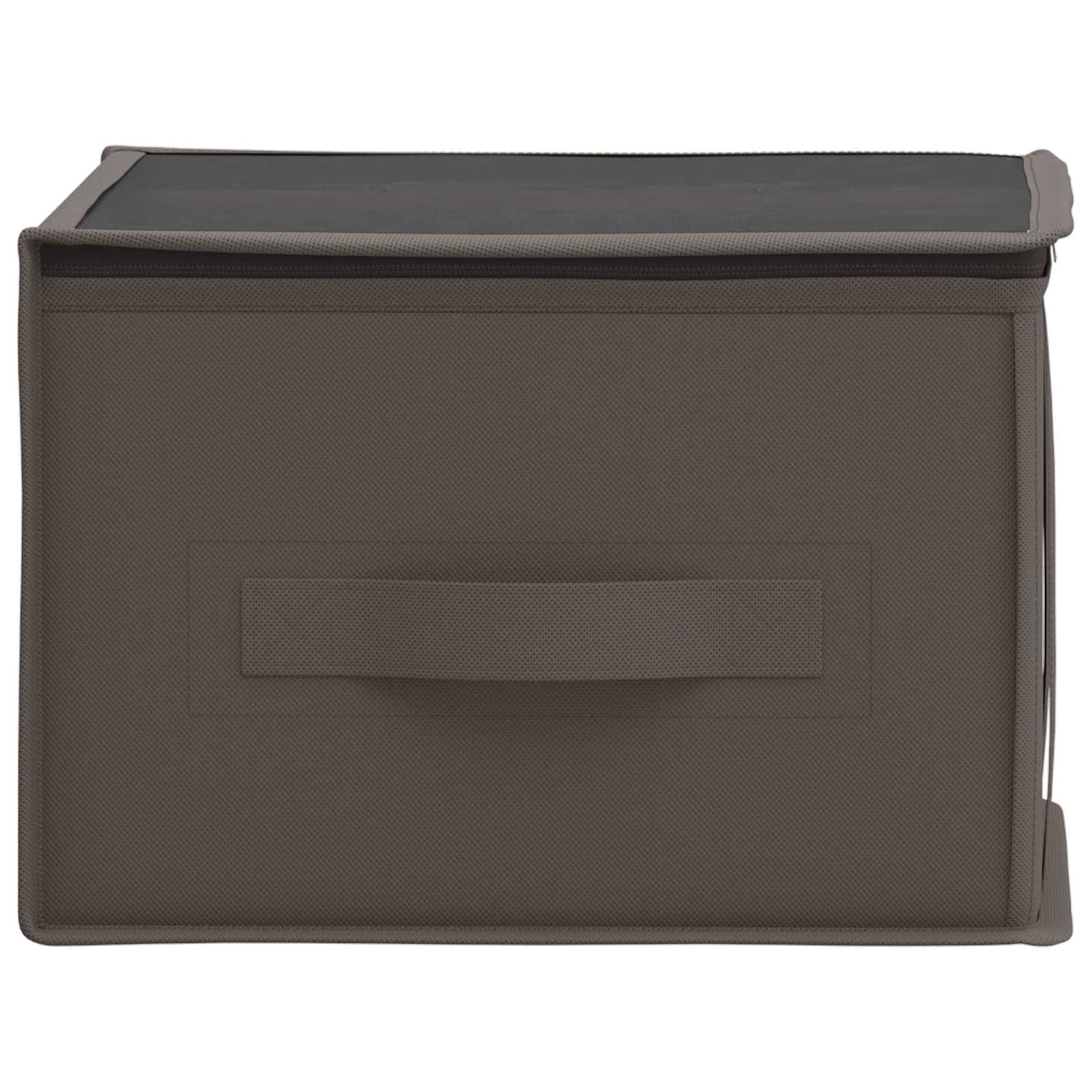 Opbergdoos met transparant bovenraam Grijs 43 x 34 x 23 cm image 6