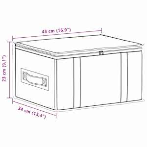 Úložná krabice s průhledným horním oknem 2 pcs Šedá - obrázek 12