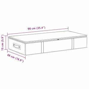 Úložná krabice s průhledným horním oknem 2 pcs Šedá - obrázek 12