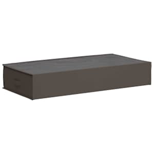 Úložná krabice s průhledným horním oknem 2 pcs Šedá - obrázek 7