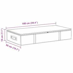 Úložná krabice s průhledným horním oknem 2 pcs Šedá - obrázek 12