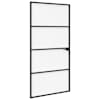 vidaXL Kodu uks 102 x 201,5 x 3,5 cm Alumiinium ja T&ouml;&ouml;deldud Klaas