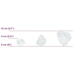 Zahradní kameny Bílá 12 cm Sklo - obrázek 12