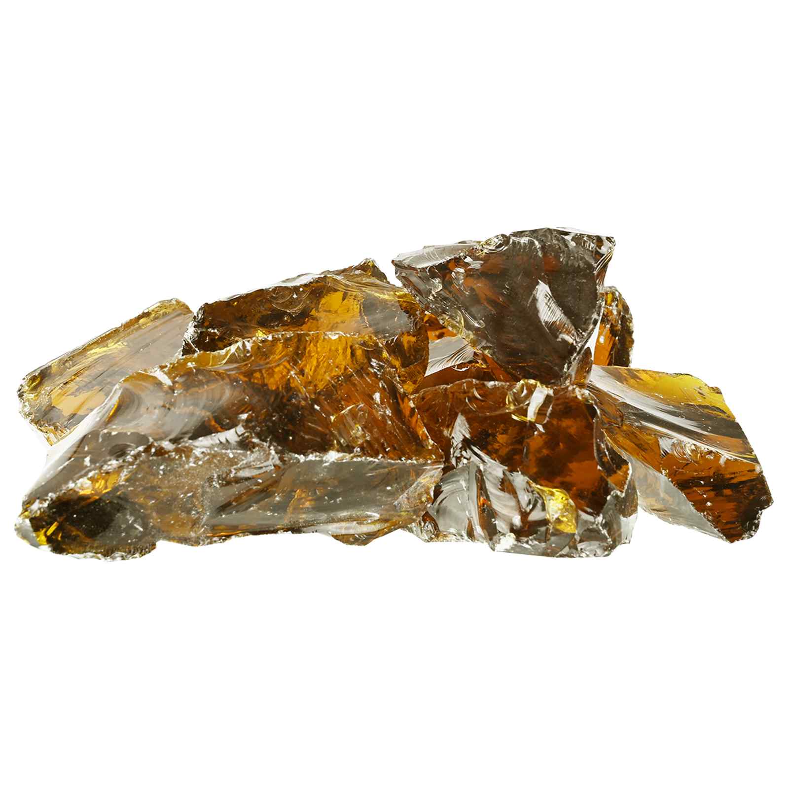 Thumbnail - vidaXL Gartensteine Braun 12 cm Glas