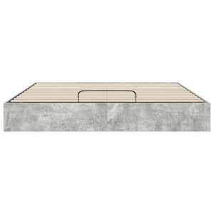 Ottoman postel Beton 203 x 180 x 25 cm Dřevěný materiál - obrázek 5