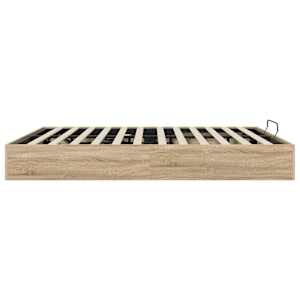 Ottoman postel Sonoma dub 203 x 160 x 25 cm Dřevěný materiál - obrázek 6