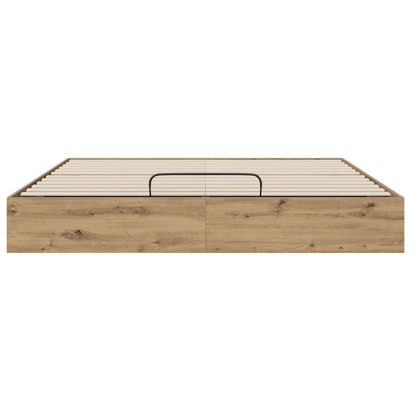 Ottoman postel Umělecký dub 203 x 160 x 25 cm Dřevěný materiál - obrázek 5