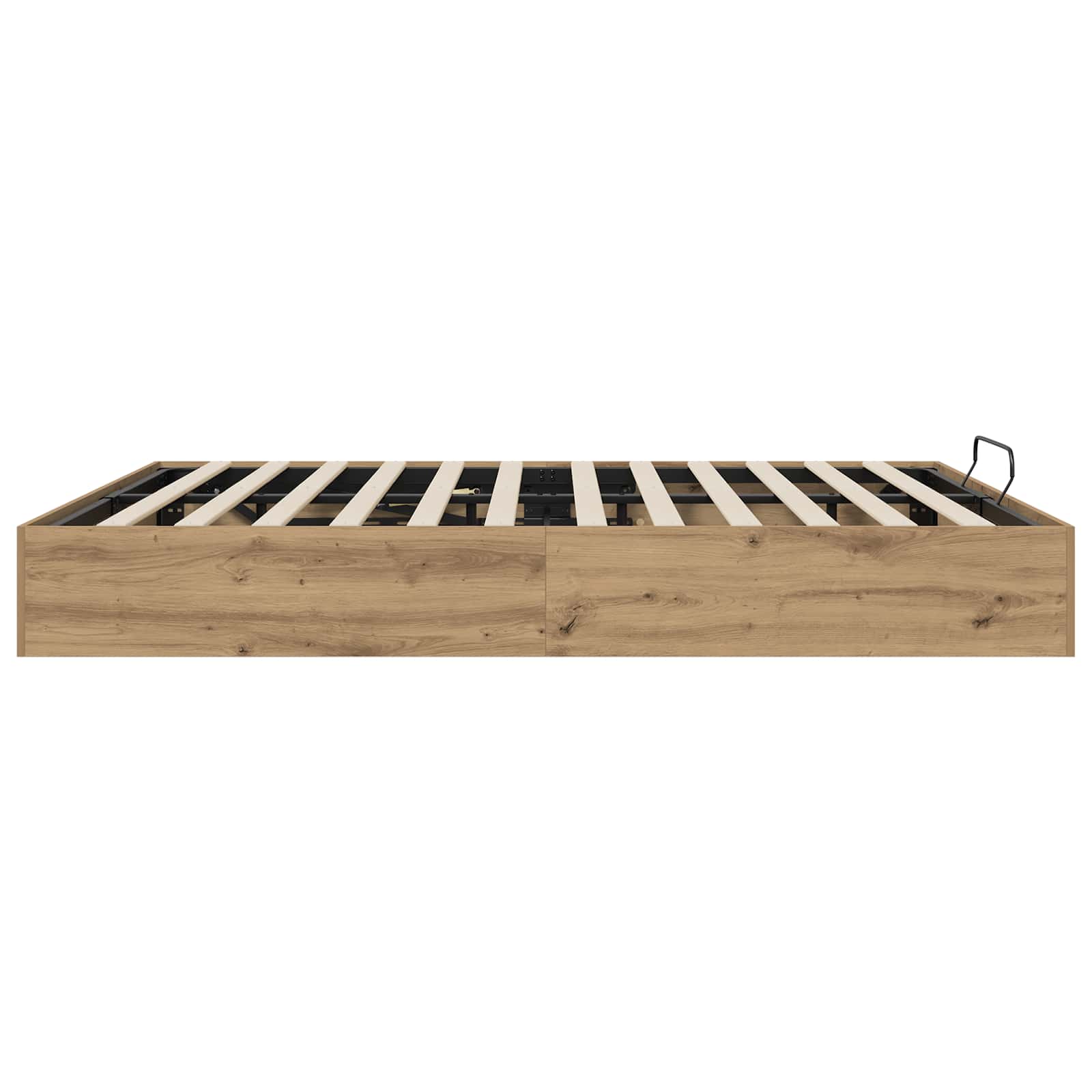 Ottoman postel Umělecký dub 203 x 160 x 25 cm Dřevěný materiál - obrázek 6