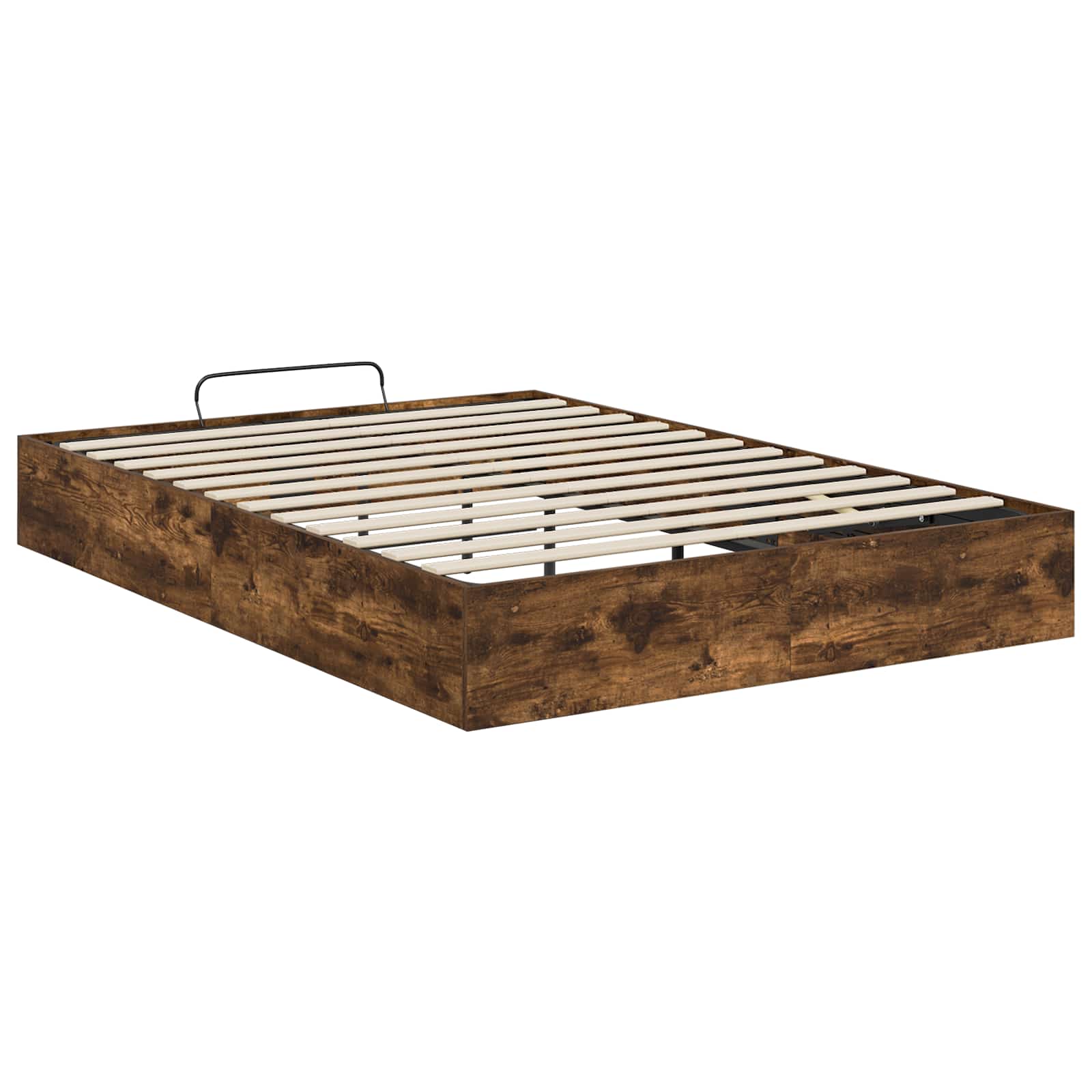 Ottoman postel Uzený Dub 203 x 150 x 25 cm Dřevěný materiál - obrázek 7