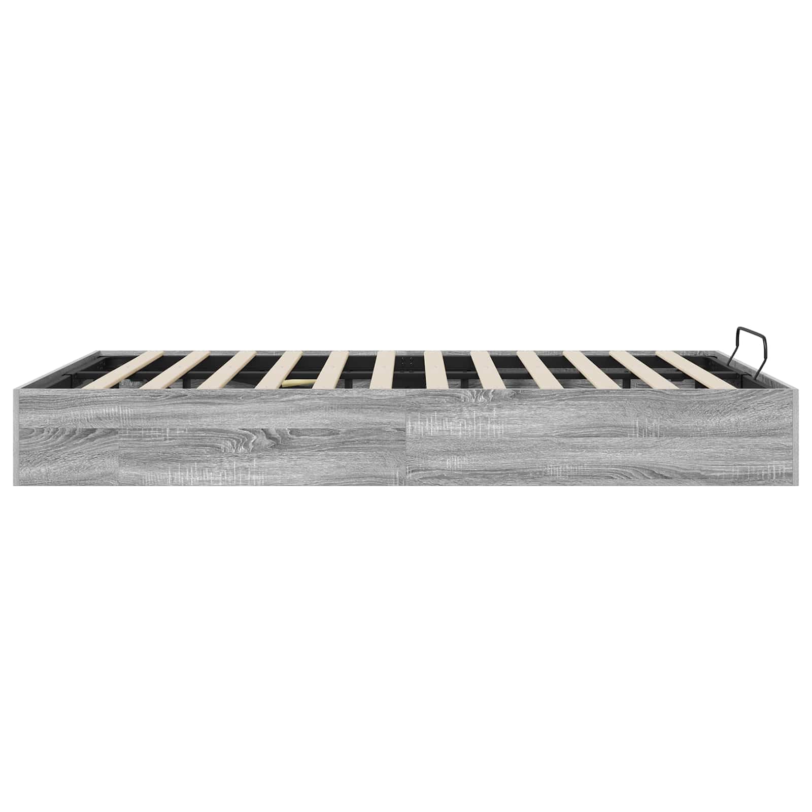 Ottoman postel Šedá Sonoma 203 x 150 x 25 cm Dřevěný materiál - obrázek 6