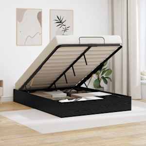 Ottomanska postelja Črni Hrast 203 x 140 x 25 cm