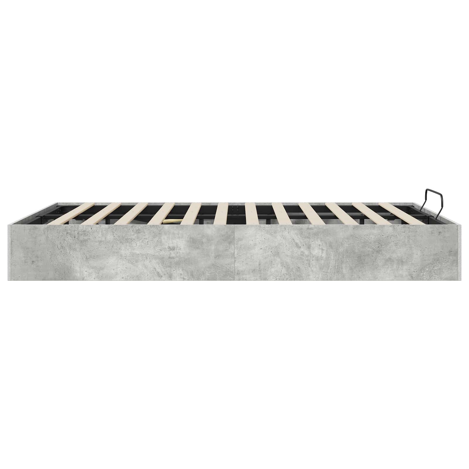 Ottoman postel Betonově Šedá 120 x 200 cm Dřevěný materiál - obrázek 6