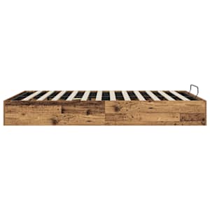 Ottoman postel Staré dřevo 203 x 120 x 25 cm Dřevěný materiál - obrázek 6
