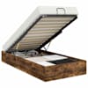 vidaXL Ottomani voodiraam Suitsetatud Tamm 203 x 100 x 25 cm